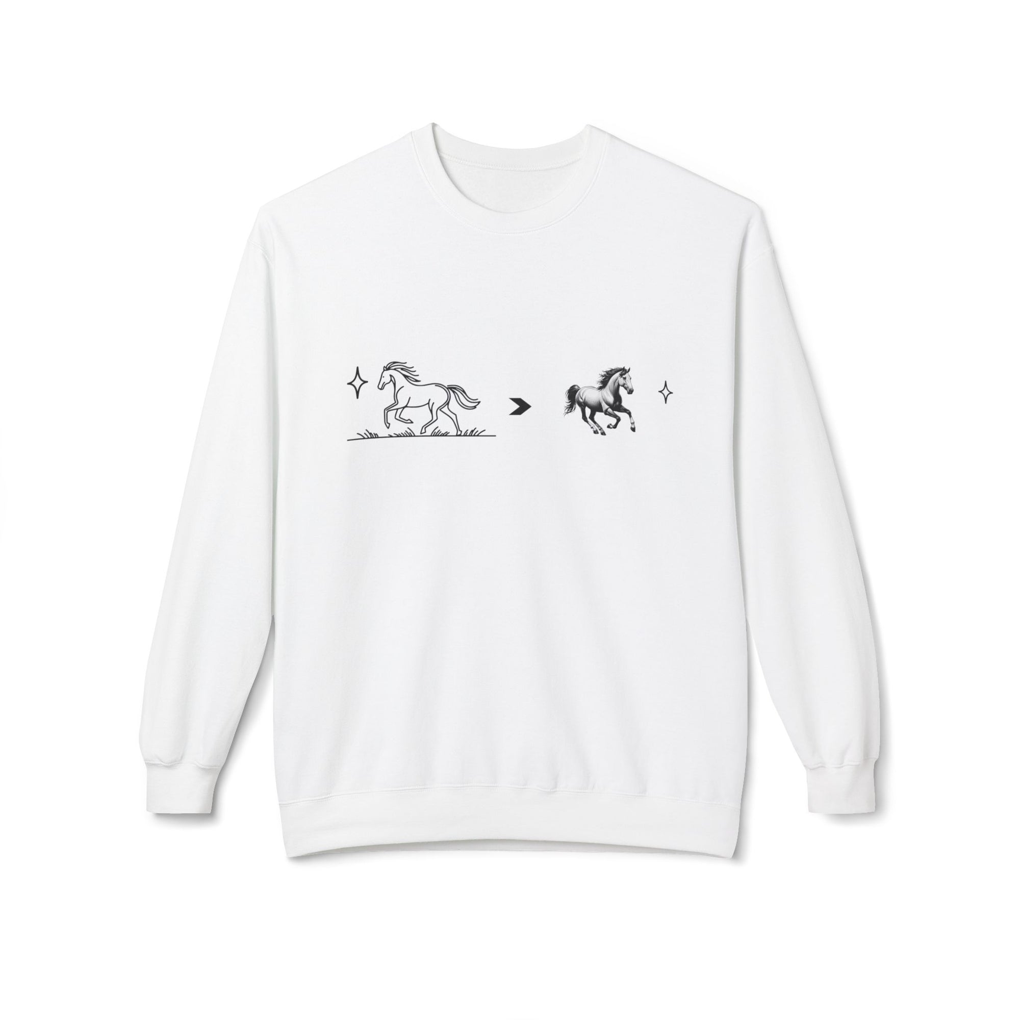 Write the vision Sweatshirt - Inspirational Fleece Crewneck
