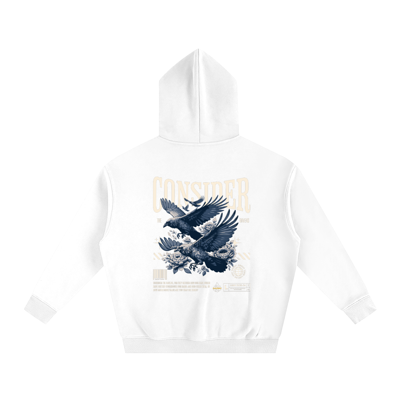 Consider The Ravens Oversize Fleeced Hoodie