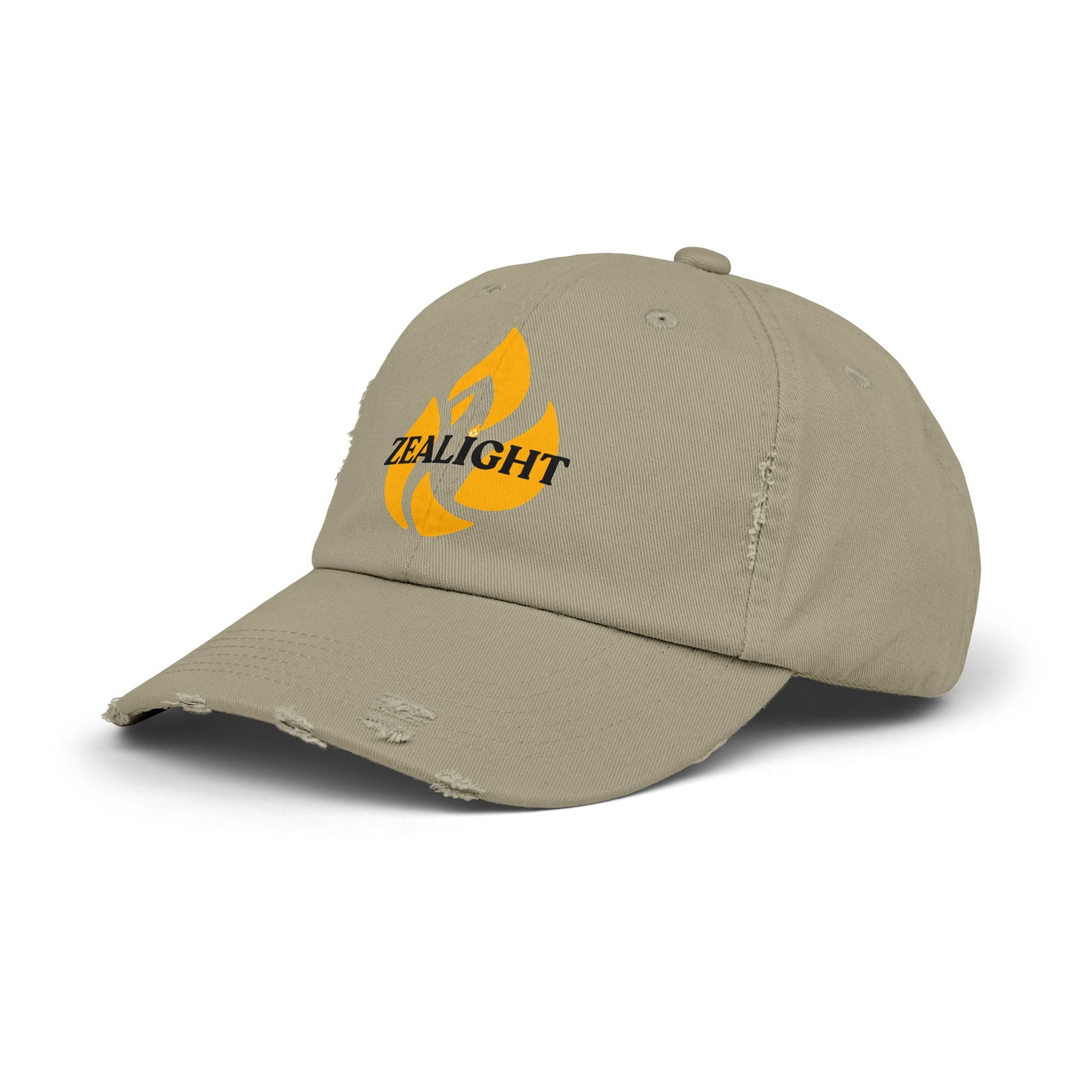 Zealight Flame Unisex Distressed Cap