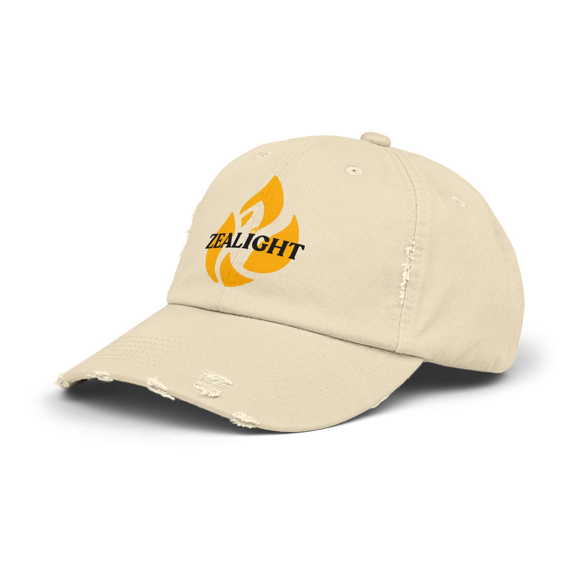 Zealight Flame Unisex Distressed Cap
