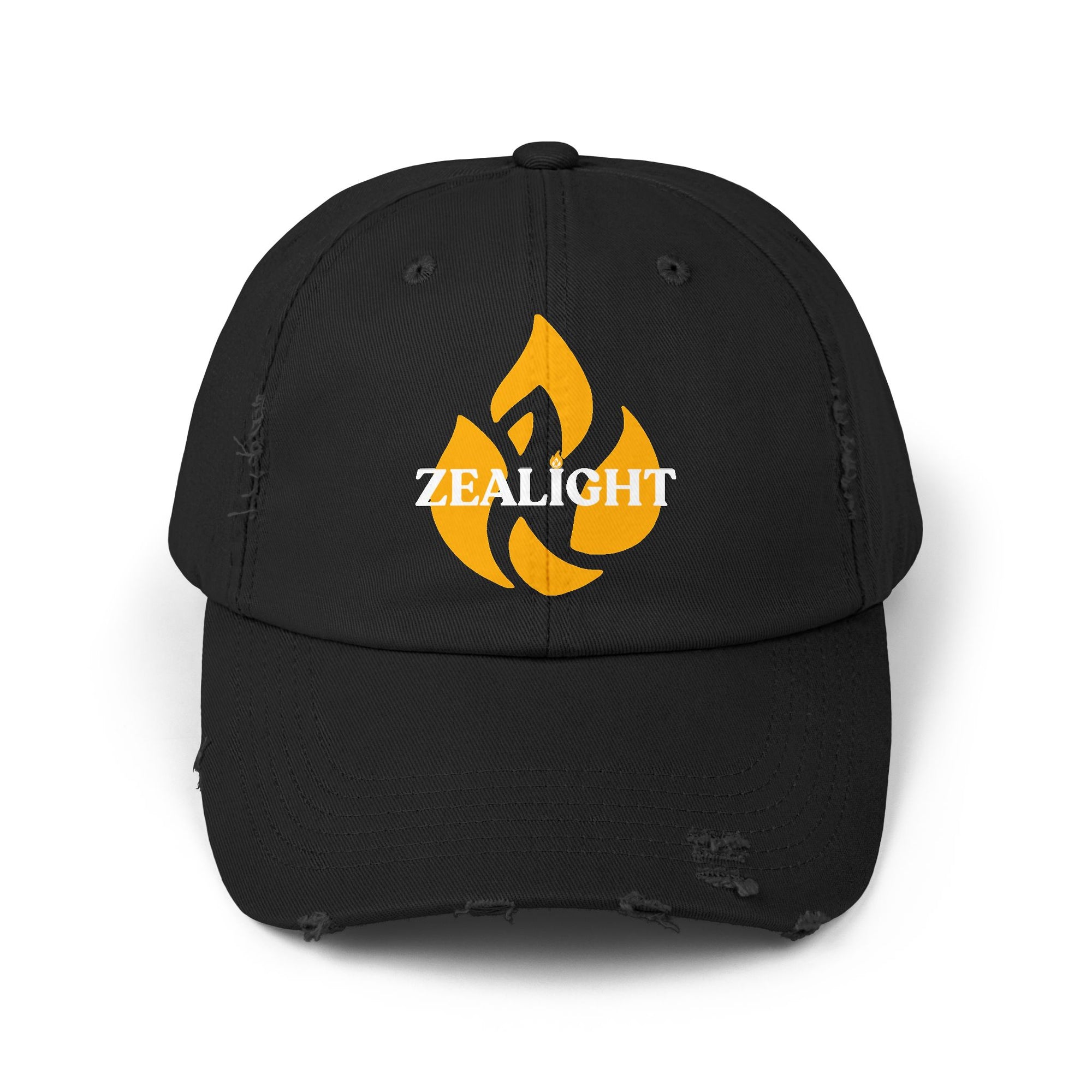 Zealight Flame Unisex Distressed Cap