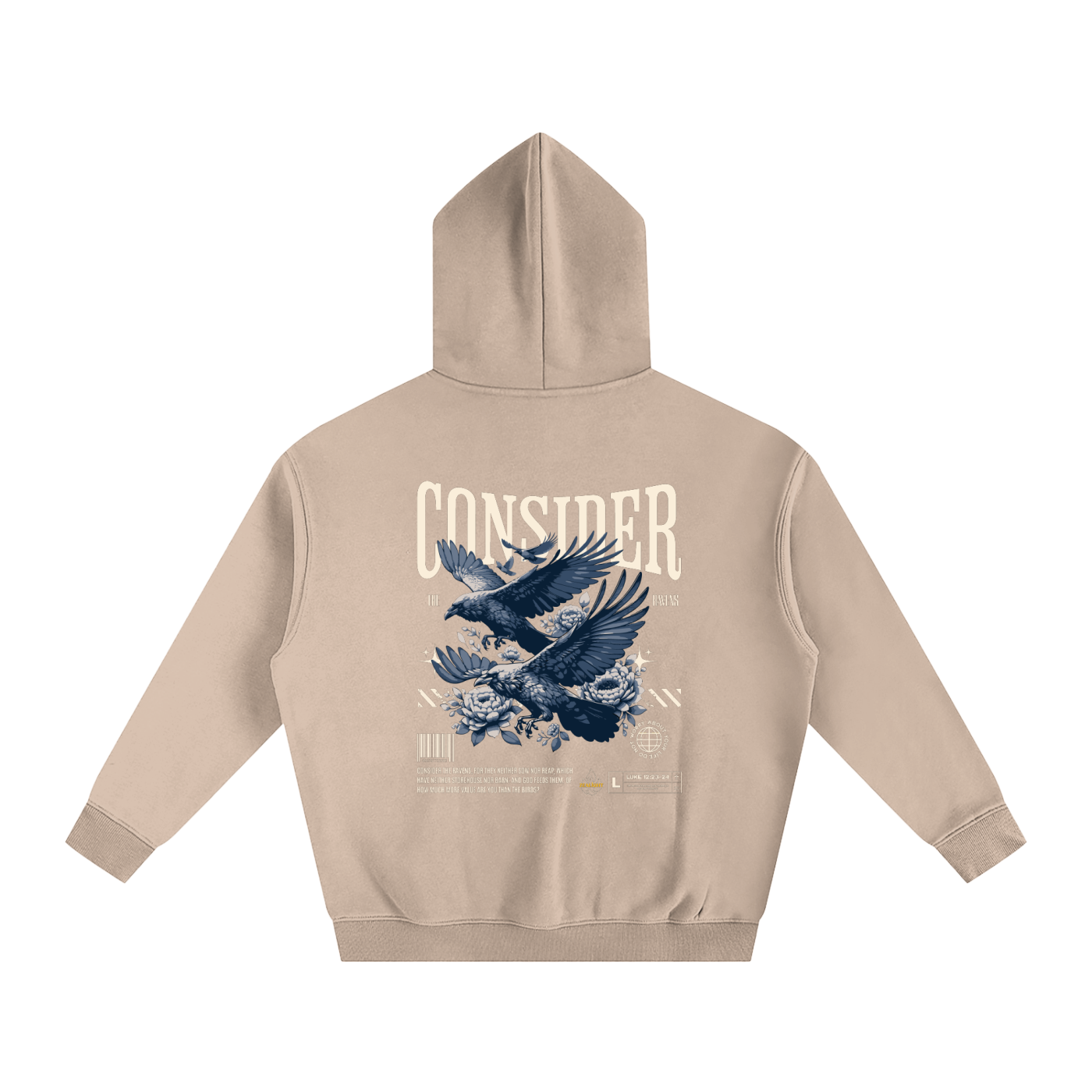 Consider The Ravens Oversize Fleeced Hoodie