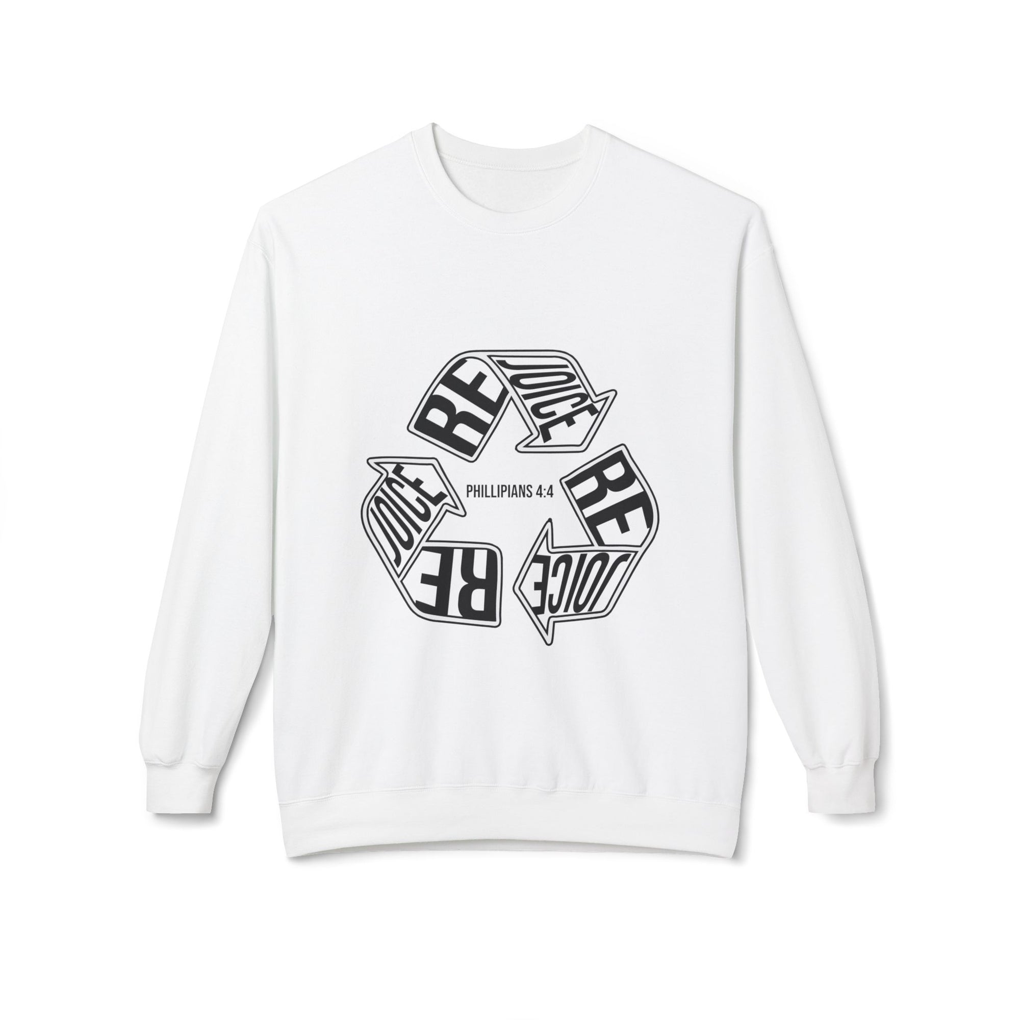 Rejoice Always Sweatshirt - Inspirational Fleece Crewneck