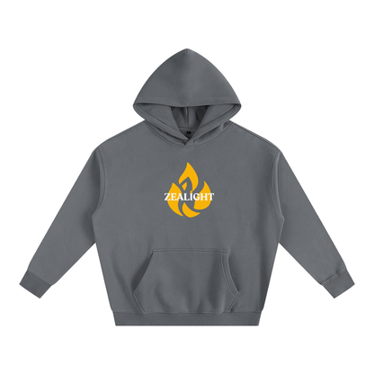 Zealight Flame Logo Oversize Fleeced Hoodie