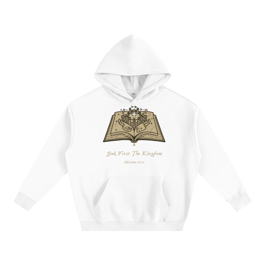 Seek First The Kingdom Oversize Fleeced Hoodie