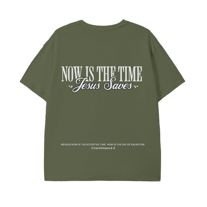 Now is the Time Pure Cotton Unisex T-Shirt
