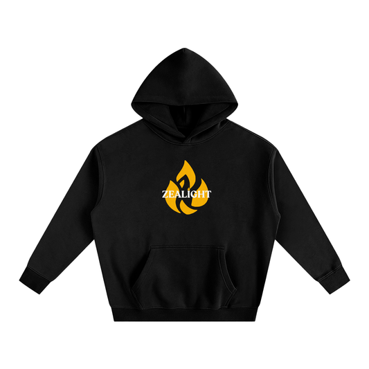 Zealight Flame Logo Oversize Fleeced Hoodie